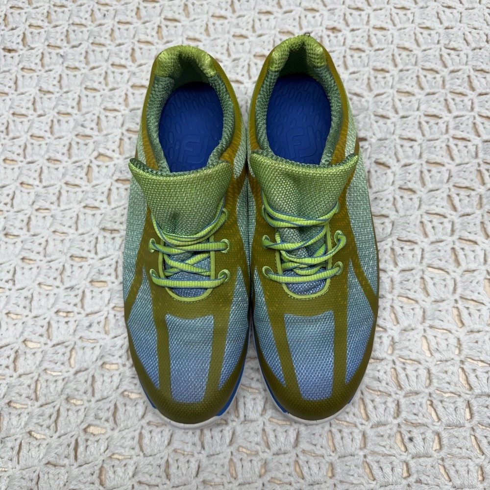 FootJoy Golf Shoes Multicolor Soft Cleats Men 9 M Low Top Greens Course PGA Club - Picture 5 of 11